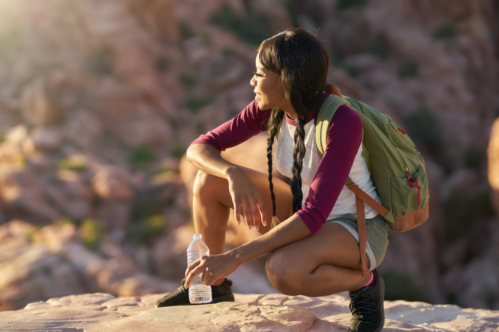 Woman at Red Rock Canyon